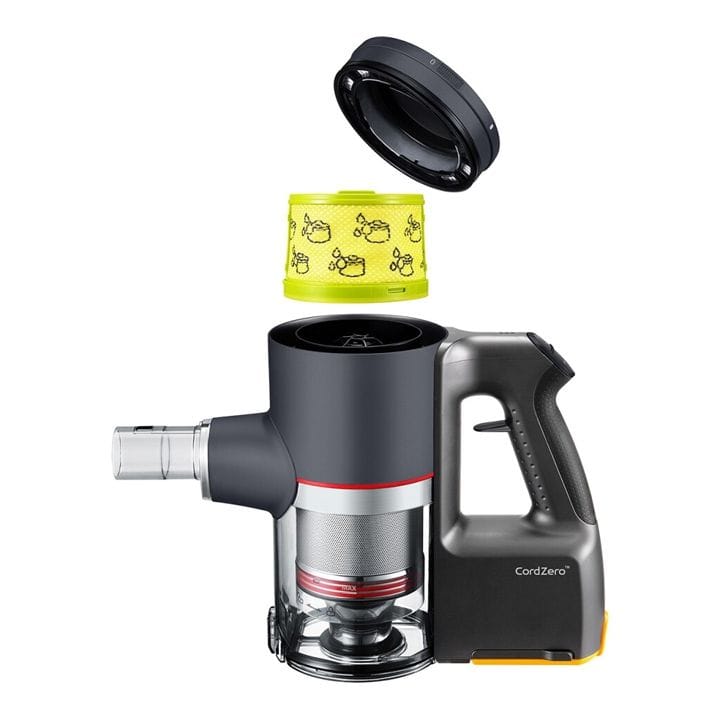 LG CordZero Powerful Cordless Handstick Vacuum Cleaner, One Touch Control, 5 Step Filtration System 160W - Iron Grey - A9N-CORE