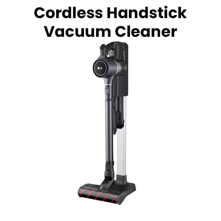 LG CordZero Powerful Cordless Handstick Vacuum Cleaner, One Touch Control, 5 Step Filtration System 160W - Iron Grey - A9N-CORE