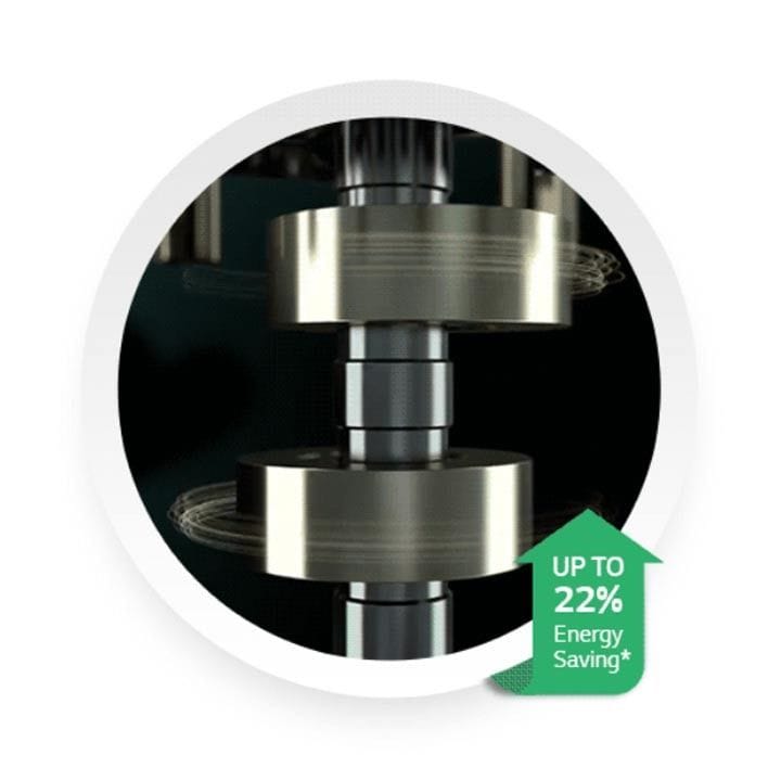 LG Dual Inverter Heat Pump Dryer 18Kg, Sensor Dry, Dual Filter, Smart ThinQ WiFi Connectivity - Stainless Silver - RH18U8EVCW