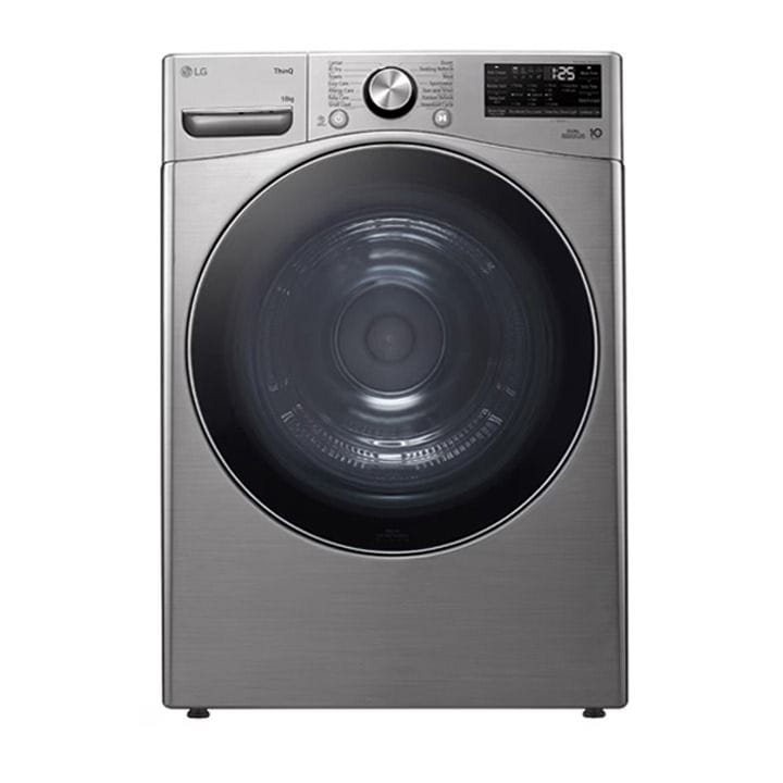 LG Dual Inverter Heat Pump Dryer 18Kg, Sensor Dry, Dual Filter, Smart ThinQ WiFi Connectivity - Stainless Silver - RH18U8EVCW