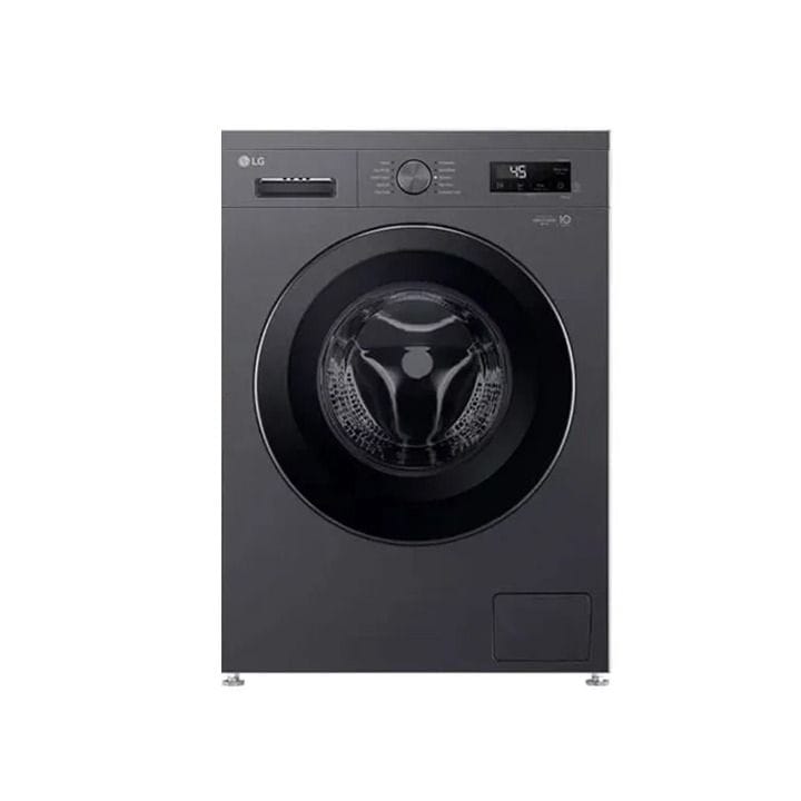LG 8KG Front Load Washing Machine + Oscar 1.5L Garment Steamer with Wheels + LG 1800W Vacuum Cleaner Pearl Sparkle Silver - Complete Laundry Set Bundle (101002000000685 + 201002000000188 + 101002000000527)