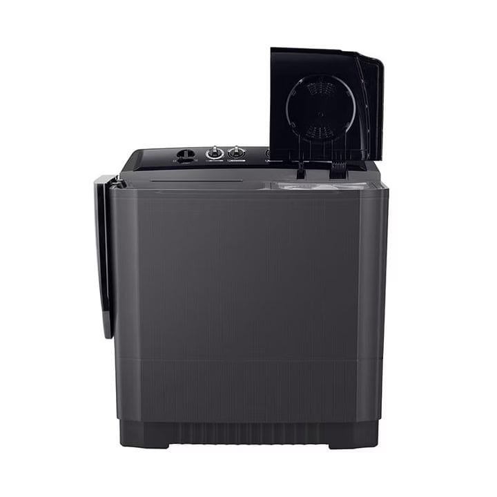 LG Twin Tub Washing Machine 13Kg, 3 Dimension Roller Jet Pulsator, 3 Wash Program, Wind Jet Dry - Middle Black - P1461RWNL