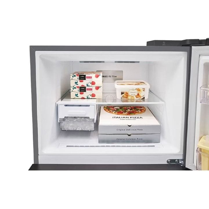 LG 600L Double Door Refrigerator With Spacious Storage And Advanced Cooling Technology - Platinum Steel -  GR-B642PFFQ