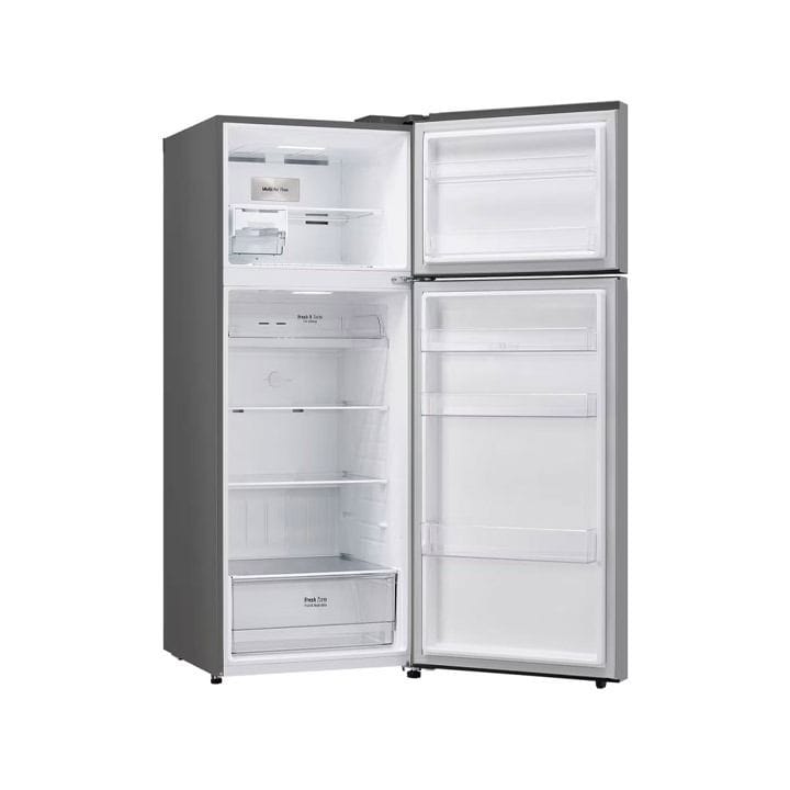 LG 600L Double Door Refrigerator With Spacious Storage And Advanced Cooling Technology - Platinum Steel -  GR-B642PFFQ