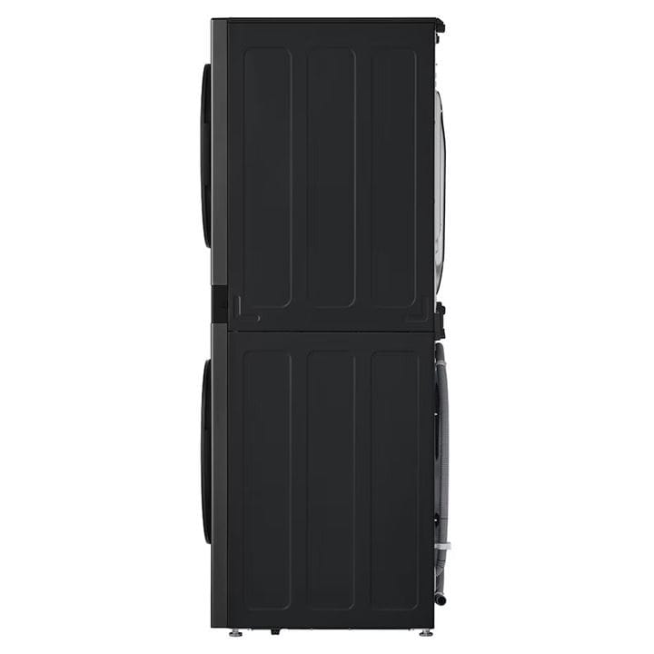 LG Wash Tower With 12Kg Washer And 10Kg Dryer Capacity, 1400 RPM, Space-saving, TurboWash 360, Dual Inverter Heat Pump - Black Steel - W4W8BVPKZHM