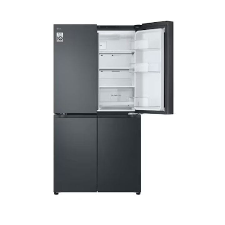 LG 665L Side-by-Side Refrigerator - Black Steel | GR-B34FFCDB