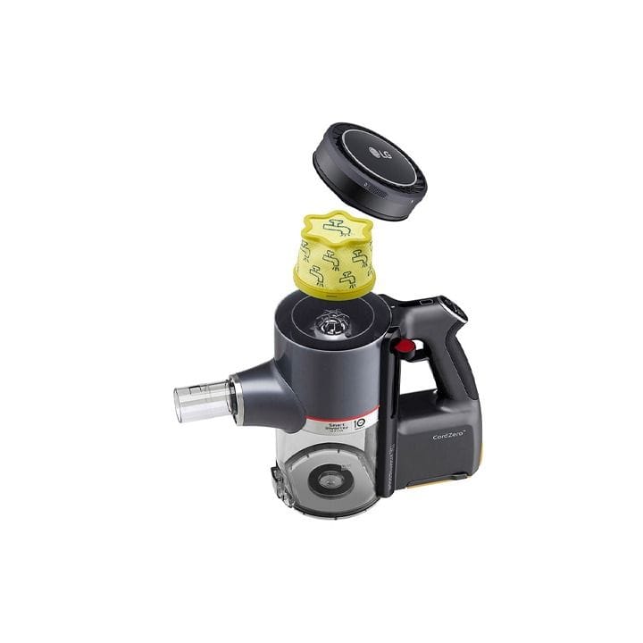 LG CordZero A9 Stick Vacuum Cleaner, Powerful Suction, Kompressor®, DUAL PowerPack™ - Iron Grey - A9K-CORE2