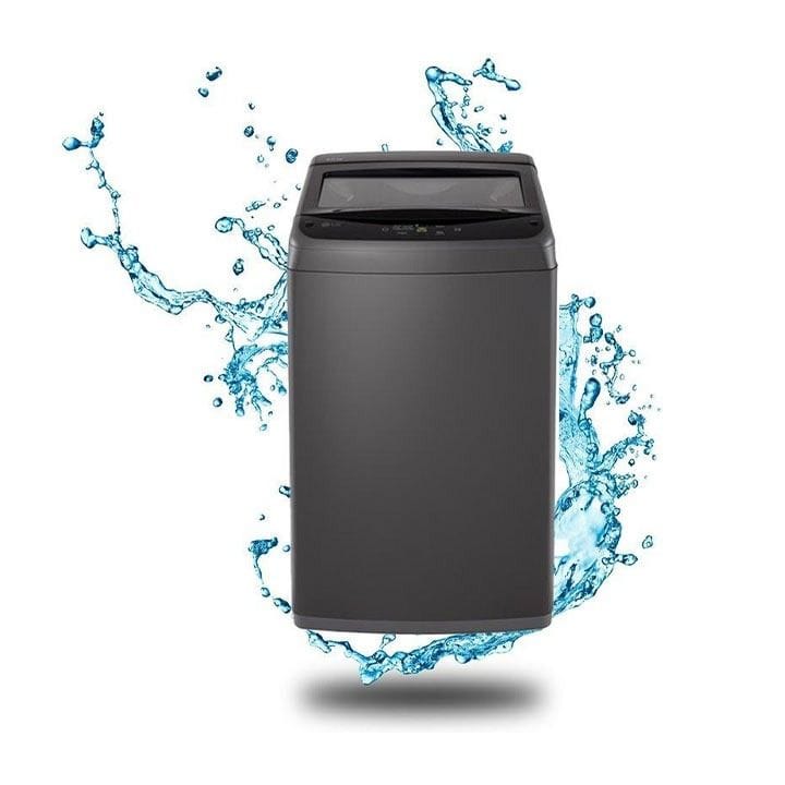 LG Top Load Fully Automatic Washing Machine 9kg, TurboDrum Technology, Smart Inverter Motor, Auto Pre-Wash - Middle Black - T65S1TDDT2