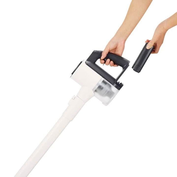 LG Stick Vacuum Cleaner, Powerful Suction, Multi-Surface Cleaning, LCD Smart Display - Beige - A9LSLIM