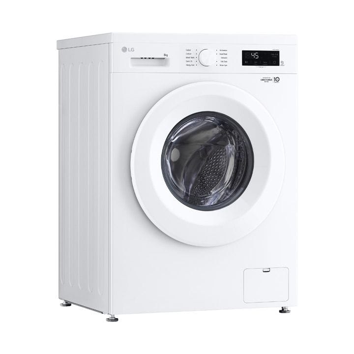 LG 8 kg Front Load Washing Machine – Hygiene Steam | White | F2Y1TYP3W
