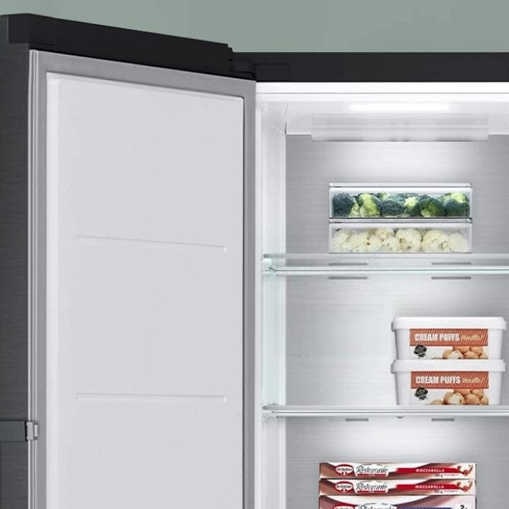 LG 411L Refrigerator | Smart Cooling | Beige Glass | LOB451FGPM