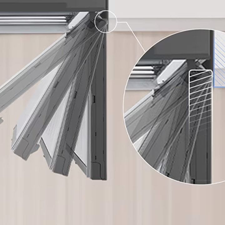 LG InstaView™ Bottom Freezer Refrigerator 349L, LINEAR Cooling, DoorCooling⁺™, FRESH Converter, Zero Clearance, Multi Air Flow - Beige/Black - GR-V479QGKW