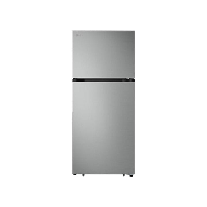 LG Double Door Refrigerator 496L, Smart Inverter Compressor, Door Cooling+, Linear Cooling - Platinum Silver - GN-R702SFAH