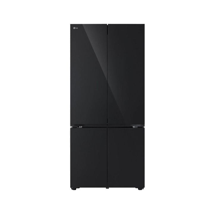 LG French Door Refrigerator 619L – Inverter Linear Compressor, Door Cooling+, Multi Air Flow, Hygiene Fresh+, ThinQ Smart Control | Black Glass - GR-B30FFGPB