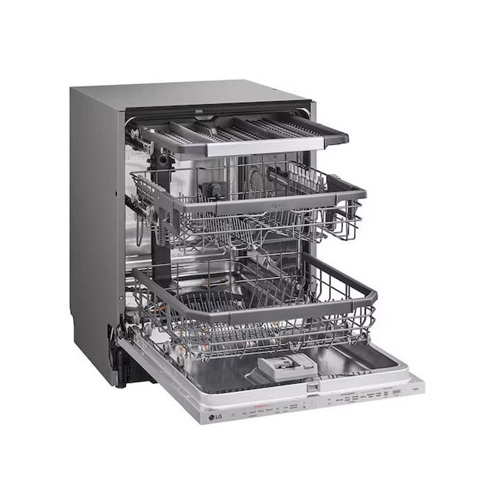 LG 14 Place Setting Built-In Dishwasher With QuadWash And Inverter Direct Drive - Noble Steel - DBC435TSL.AASPGCC