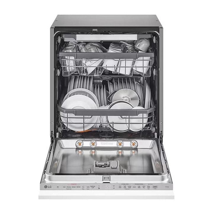 LG 14 Place Setting Built-In Dishwasher With QuadWash And Inverter Direct Drive - Noble Steel - DBC435TSL.AASPGCC