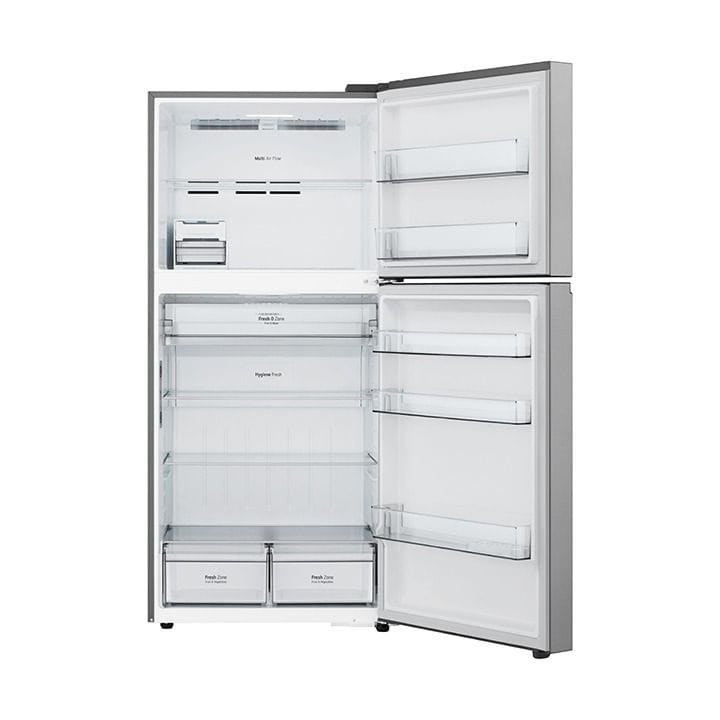 LG Double Door Refrigerator 612L, Multi Air Flow, DoorCooling⁺™⁺™, Linear Cooling, Door Alarm - Dark Graphite - LTB842PFBQ
