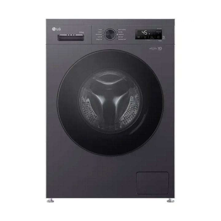 LG 9kg/5kg Front Load Washer Dryer Combo – 1400 RPM Spin Speed, Inverter Direct Drive Motor, 6 Motion DD Technology | Middle Black – F4Y2VRPYJ.AMBPMEA