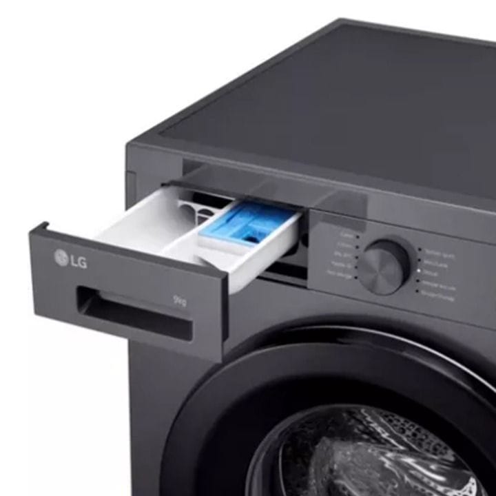 LG 9kg/5kg Front Load Washer Dryer Combo – 1400 RPM Spin Speed, Inverter Direct Drive Motor, 6 Motion DD Technology | Middle Black – F4Y2VRPYJ.AMBPMEA