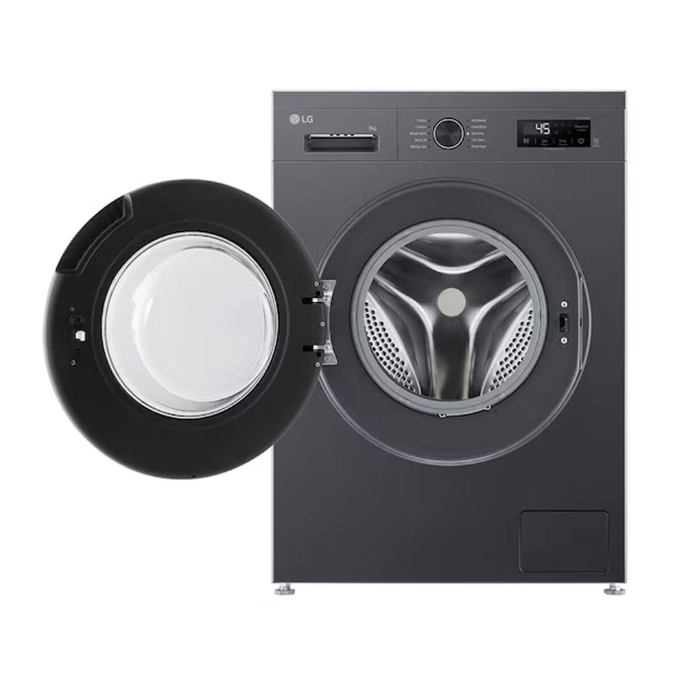 LG 9kg Front Load Washing Machine, AI Direct Drive, Steam Technology, ThinQ Wi-Fi Smart Control | Black - F4Y2VYPYJ.AMBPMEA