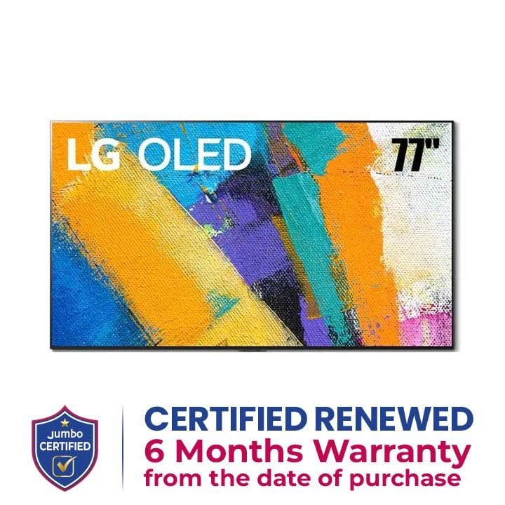 LG 77 inch Class with Gallery Design 4K Smart OLED TV w/AI ThinQ® | OLED77GX