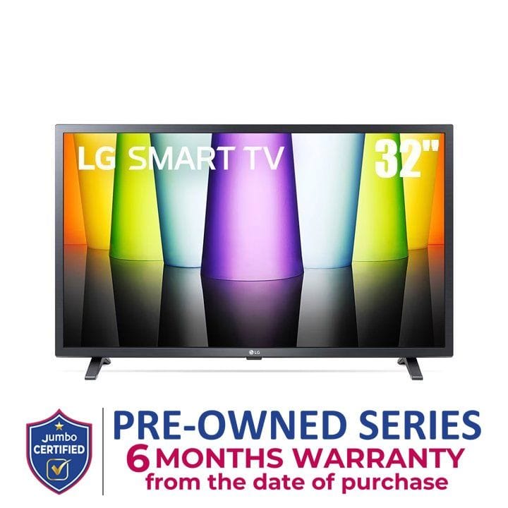 إل جي تلفزيون ذكي 32 بوصة LQ630 بدقة HD بنظام WebOS وThinQ AI | 32LQ630B6LB