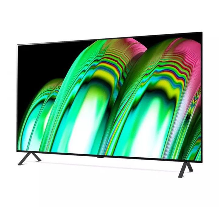 LG OLED TV 55 Inch A2 series, Cinema Screen Design 4K Cinema HDR webOS22 with ThinQ AI Pixel Dimming | OLED55A26LA