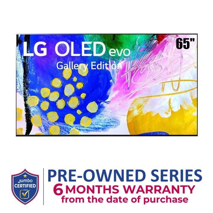 LG OLED65G26LA OLED evo TV 65 Inch G2 series, Gallery Design 4K Cinema HDR webOS22 with ThinQ AI Pixel Dimming