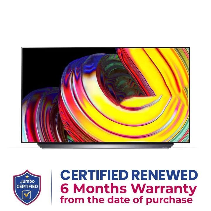 LG OLED TV 55 Inch CS Series, Cinema Screen Design 4K Cinema HDR WebOS Smart AI ThinQ Pixel Dimming | OLED55CS6LA