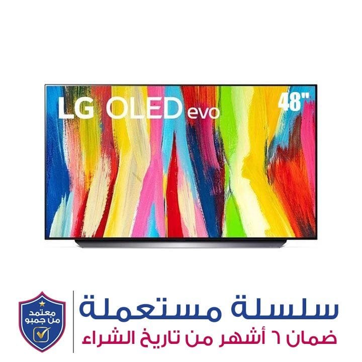 إل جي تلفزيون OLED evo 48 بوصة، سلسلة C3 لعام 2023، 4K ذكي | OLED48C36LA