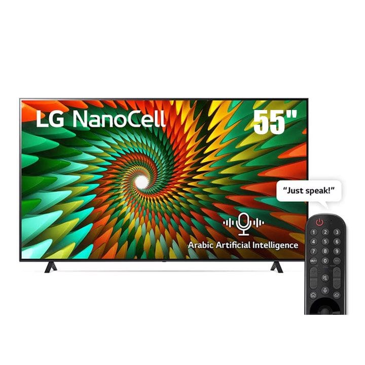LG 2023 Nano77 Series 55 inch NanoCell 4K Smart TV | 55NANO776RA