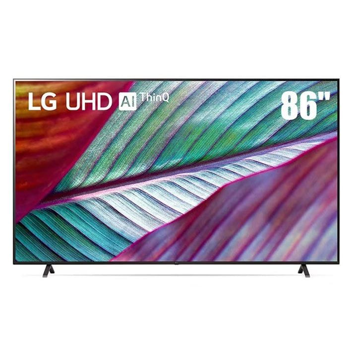 LG 86 Inch UHD 4K TV, α5 AI Processor Gen6, webOS, Smart AI ThinQ, Magic Remote, 3 Side Cinema, HDR10, HLG - Black - 86UR78006LC