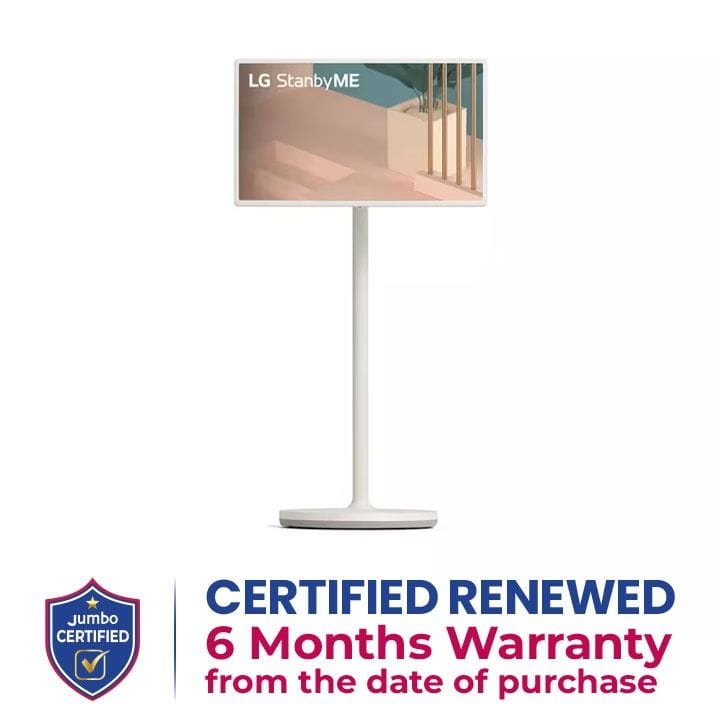 LG StanbyME 27" Rollable Smart Touch Screen with 3hr Battery (27ART10AKPL)