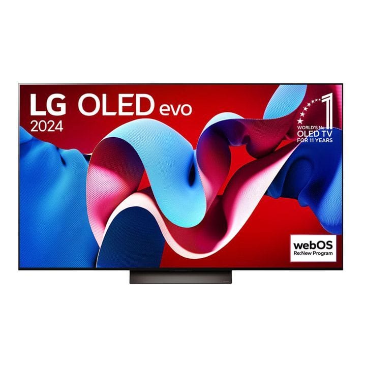إل جي أوليد إيفو C4 ٦٥ بوصة فور كي تلفاز ذكي AI ريموت ماجيك دولبي فيجن webOS24 ٢٠٢٤ | OLED65C46LA