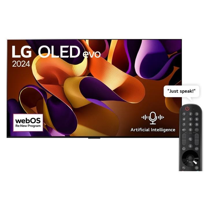 LG 65-Inch OLED evo G4 4K Smart TV AI Magic remote Dolby Vision