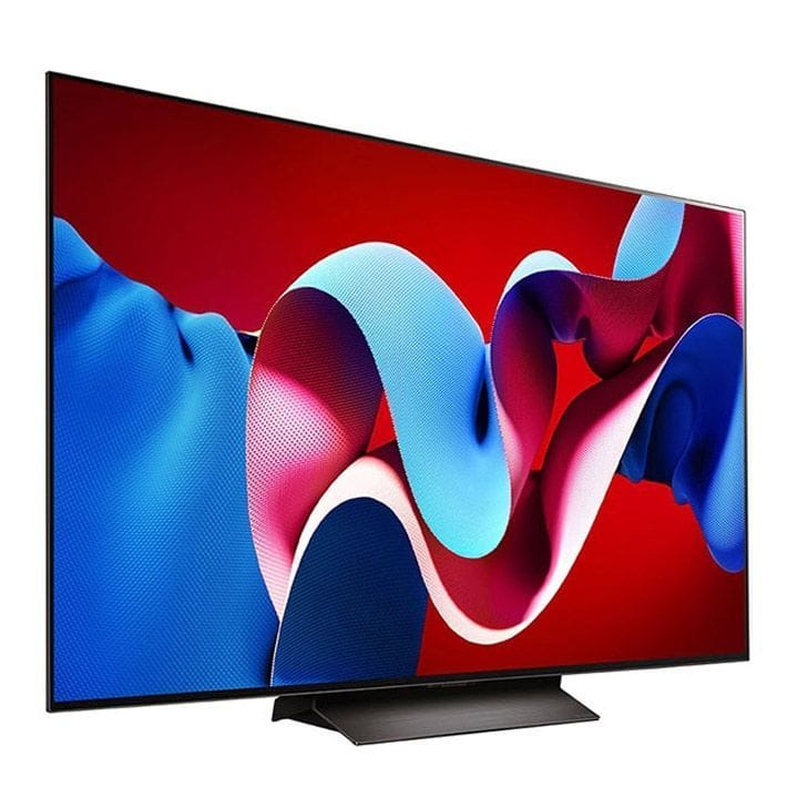 LG OLED AI C4 4K Smart TV 77 Inch, α8 Gen7 AI Processor 4K, 40W Audio Output, 120Hz Native Refresh Rate, Dolby Vision, webOS 24 - Black - OLED77C46LA