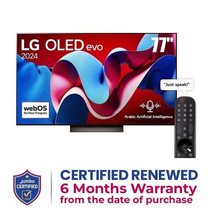 LG 77" OLED 4K Smart TV | OLED77C46LA
