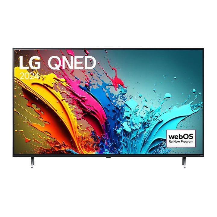 LG QNED86 4K Smart TV 86 Inch, α8 AI Processor 4K, AI Magic Remote, HDR10, webOS 24 - Black - 86QNED86T6A