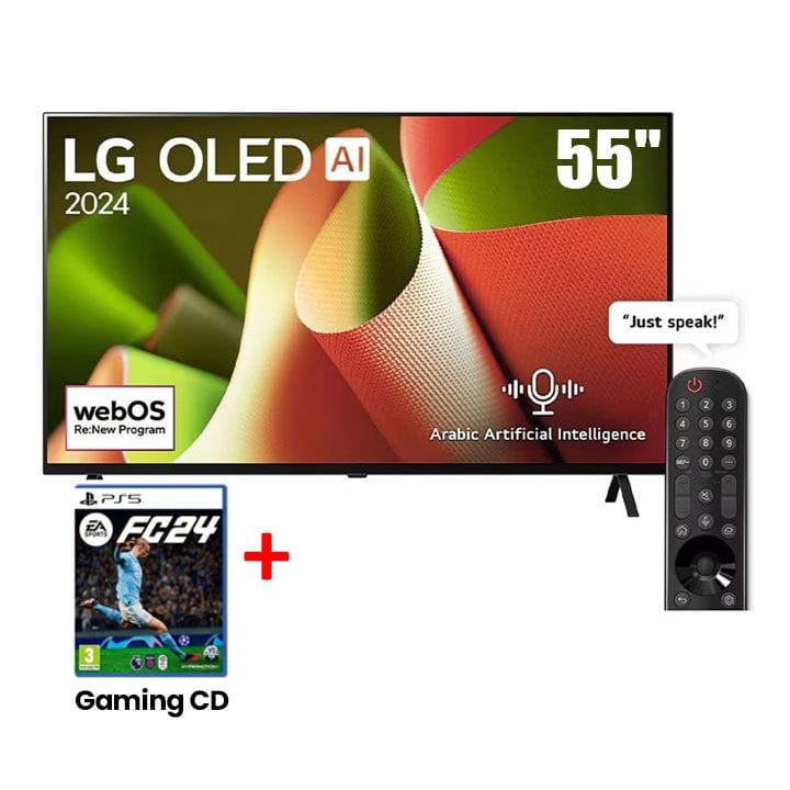LG 55-inch OLED B4 4K Smart TV 2024 | OLED55B46LA