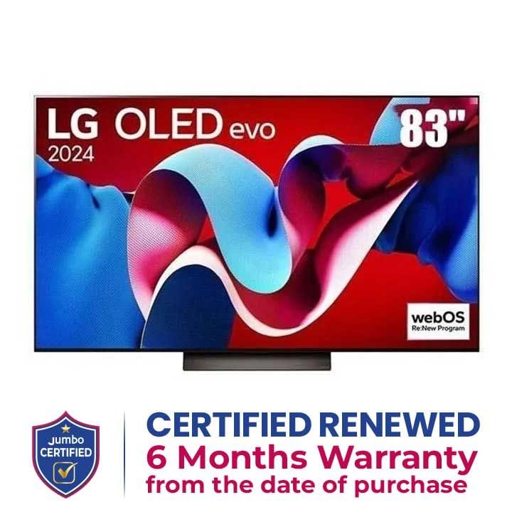 LG 83-inch OLED evo C4 4K Smart TV AI Magic remote Dolby Vision webOS24 2024 | OLED83C46LA