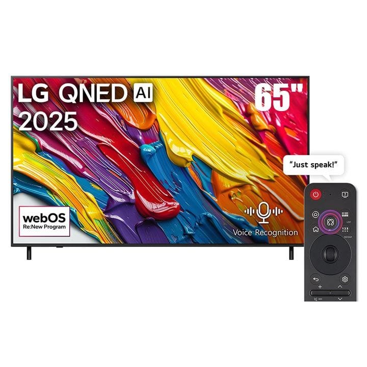 LG 65" QNED 4K Smart TV - Black | 65QNED82A6A.AMRG