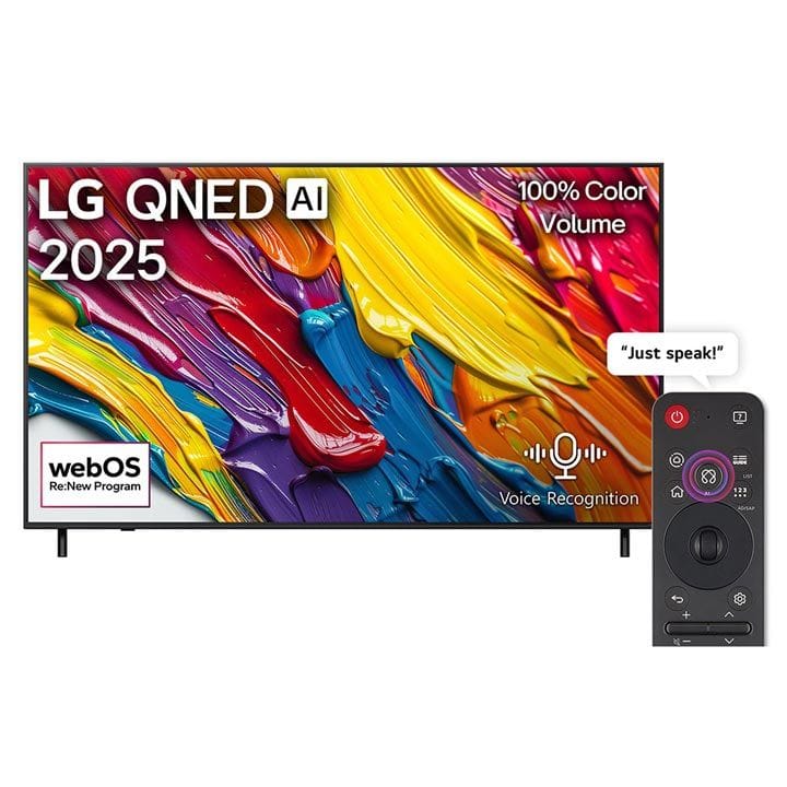 LG 65" QNED 4K Smart TV - Black | 65QNED82A6A.AMRG
