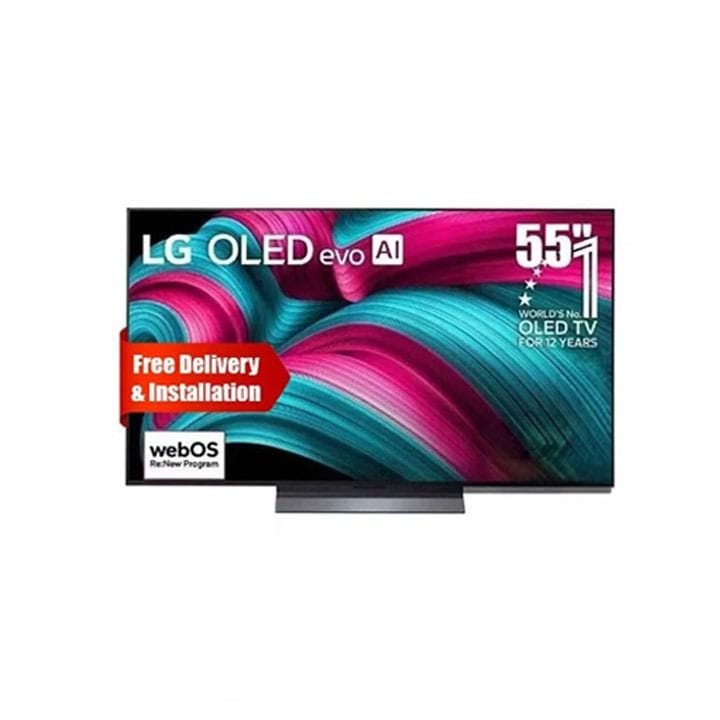 LG 55" OLED C5 4K Smart TV + LG S65TR 5.1ch 600W Soundbar - LG Living Room Premium Bundle (101003000000552 + 101004000000214)