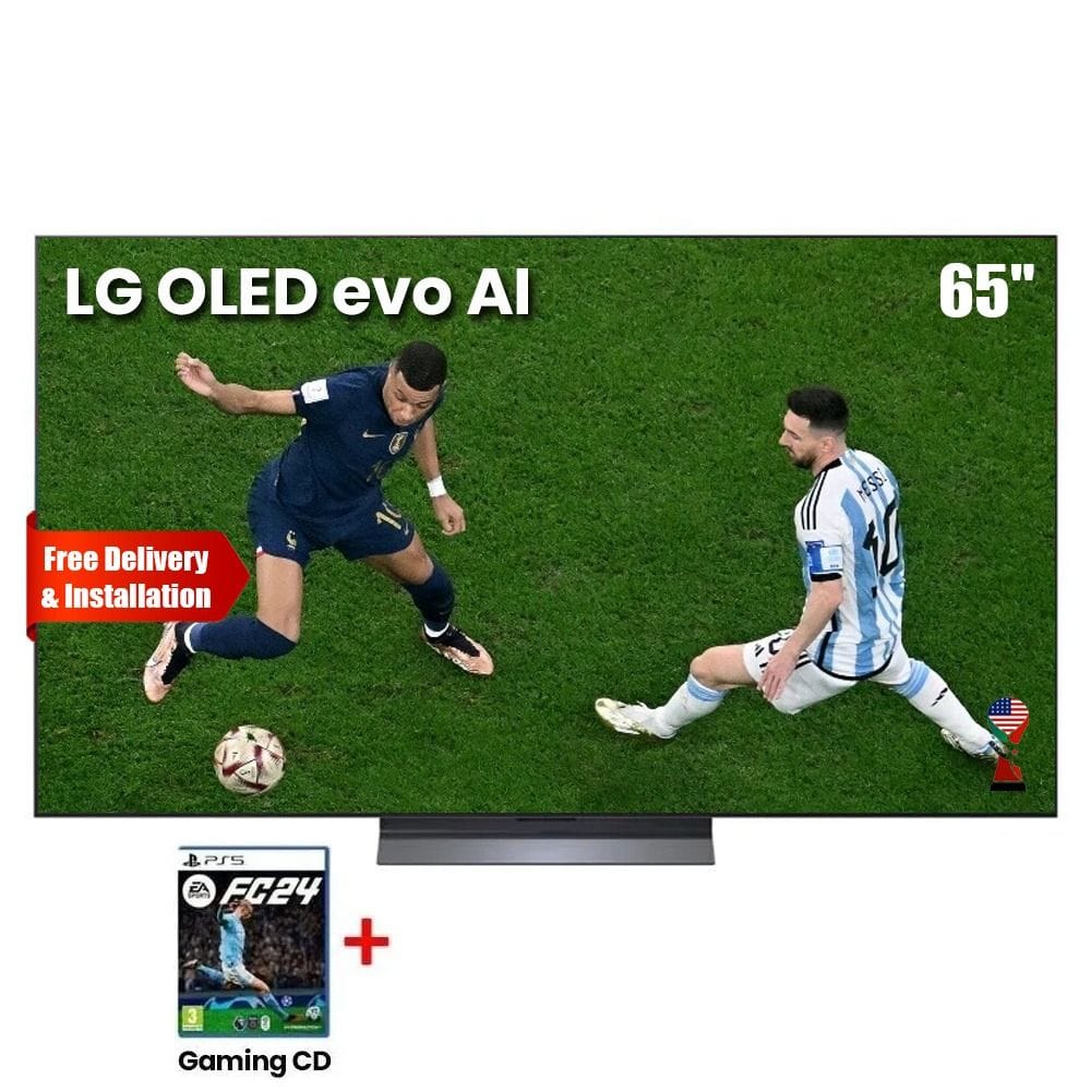 إل جي تلفاز ذكي أوليد 4كي 65 بوصة - أسود | OLED65C56LA.AMRG