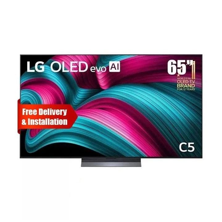 LG 65" OLED C5 4K Smart TV + LG SC9S 3.1.3ch Soundbar + LG Air Purifier + LG CordZero A9K Solo Stick Vacuum - LG Premium Living Bundle (101003000000555 + 101004000000199 +  101001000000243 + 101002000000715)