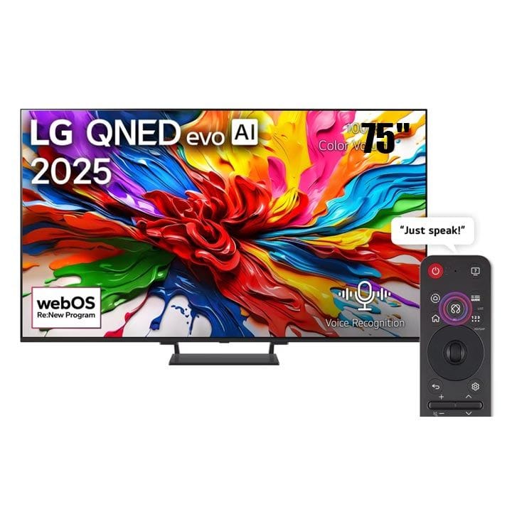 LG 75" QNED 4K Smart TV | Black | 75QNED93A6A
