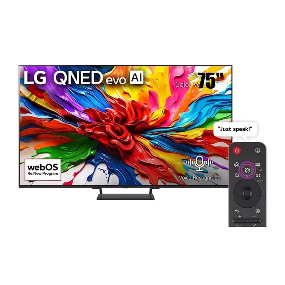 LG 75" QNED 4K Smart TV | Black | 75QNED93A6A