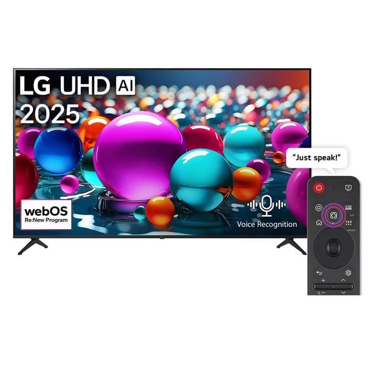 LG 55" UHD 4K Smart TV Made in Egypt - Black | 55UA85006LA