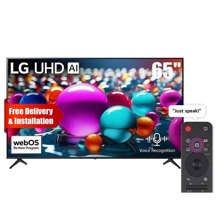 إل جي تلفزيون ذكي يو إتش دي 4K مقاس 65" - أسود | 65UA85006LA