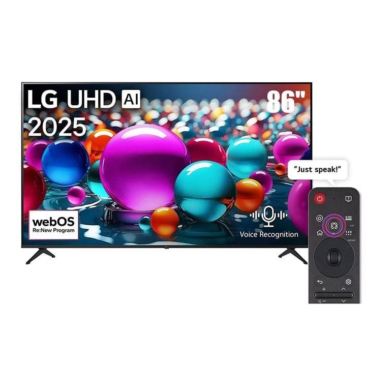 LG 86" UHD 4K Smart TV | AI ThinQ | Black | 86UA85006LA